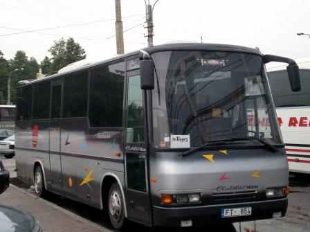 Bus rental in Copenhagen, Denmark MAN 30 seats